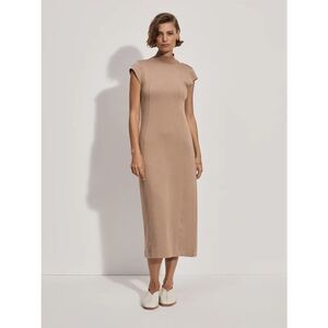 Varley Taunton Mock-Neck Midi Dress Size Medium